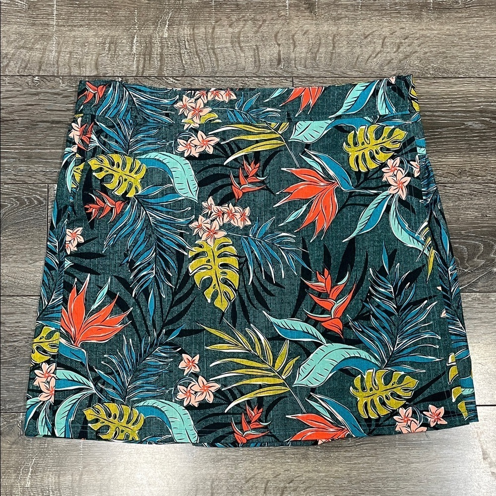 Rip Skirt tropical print size XL